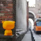 Lampada orso da tavolo luminosa Slide Pure colorata fatta in Italia Viadurini