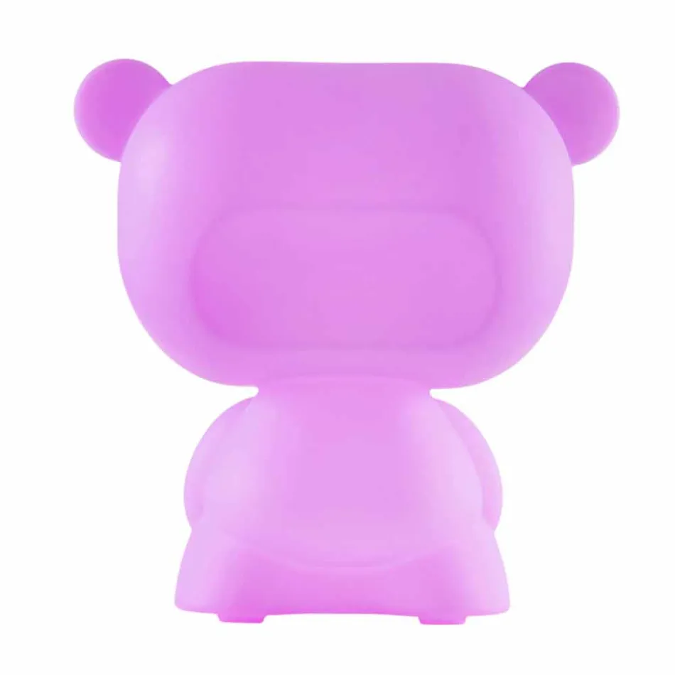 Lampada orso da tavolo luminosa Slide Pure colorata fatta in Italia Viadurini