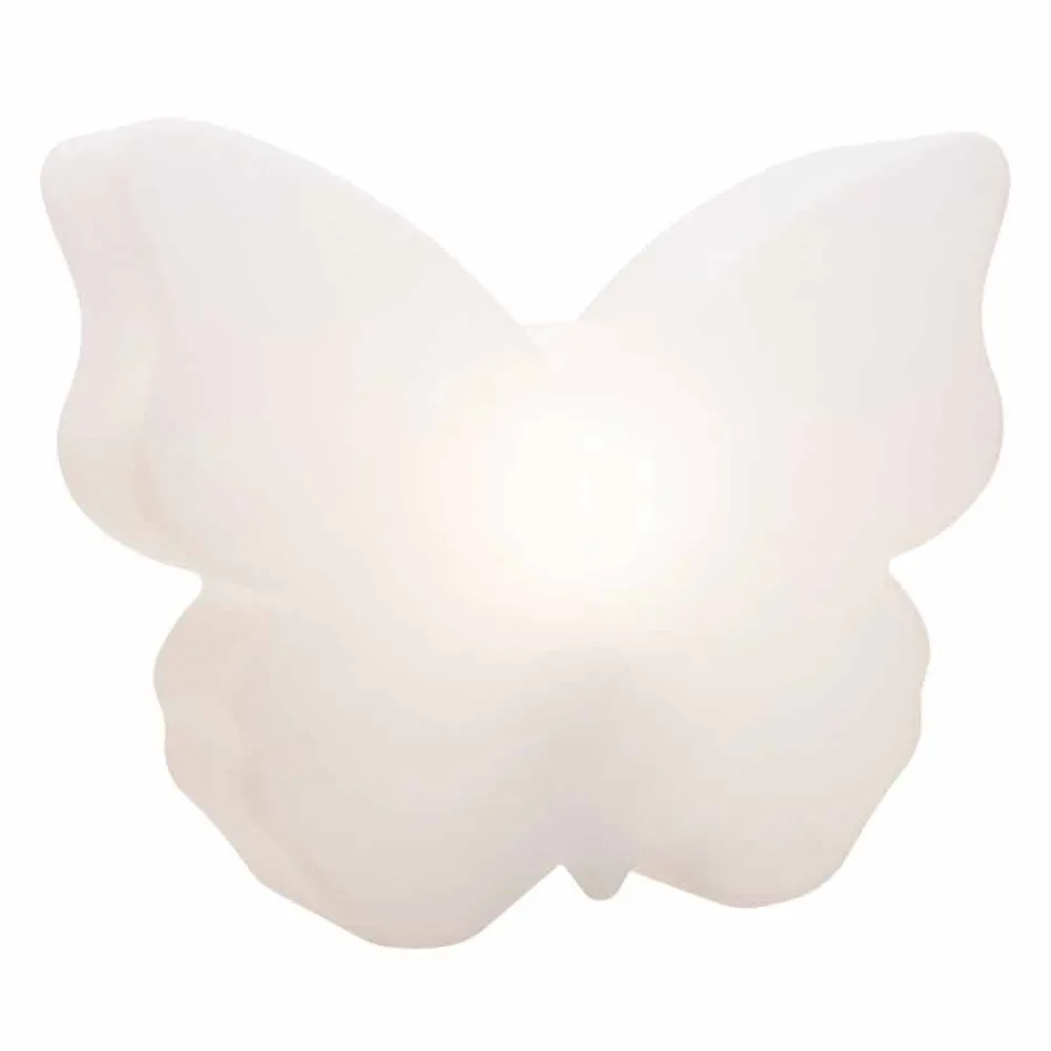 Lampada per Esterni o Interni, Farfalla Bianca Design Moderno - Farfallastar Viadurini