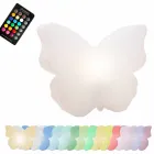Lampada per Esterni o Interni, Farfalla Bianca Design Moderno - Farfallastar Viadurini
