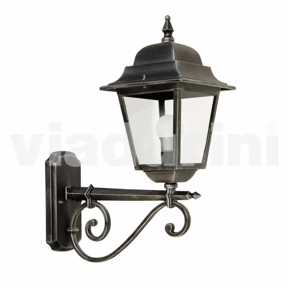 Lampada per esterno a parete in alluminio made in Italy, Aquilina Viadurini