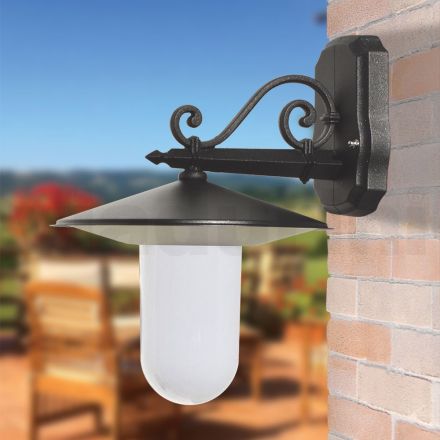 Lampada per Esterno in Alluminio Grigio Antracite Made in Italy - Belen Viadurini