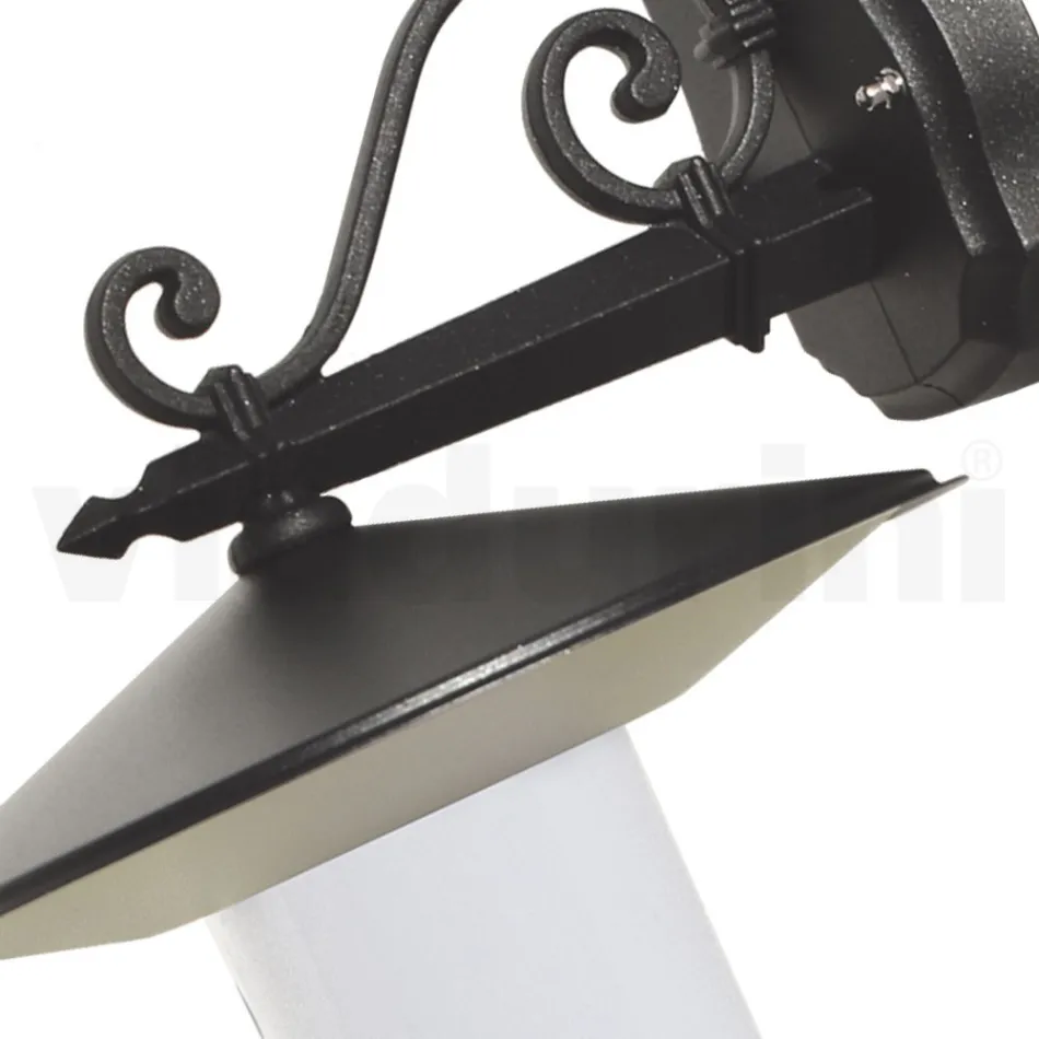 Lampada per Esterno in Alluminio Grigio Antracite Made in Italy - Belen Viadurini