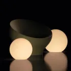 Lampada per Interni a Forma di Sfera in Polietilene Made in Italy - Calipso Viadurini