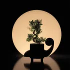 Lampada per Interni a Forma di Sfera in Polietilene Made in Italy - Calipso Viadurini