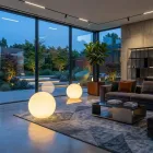 Lampada per Interni a Forma di Sfera in Polietilene Made in Italy - Calipso Viadurini
