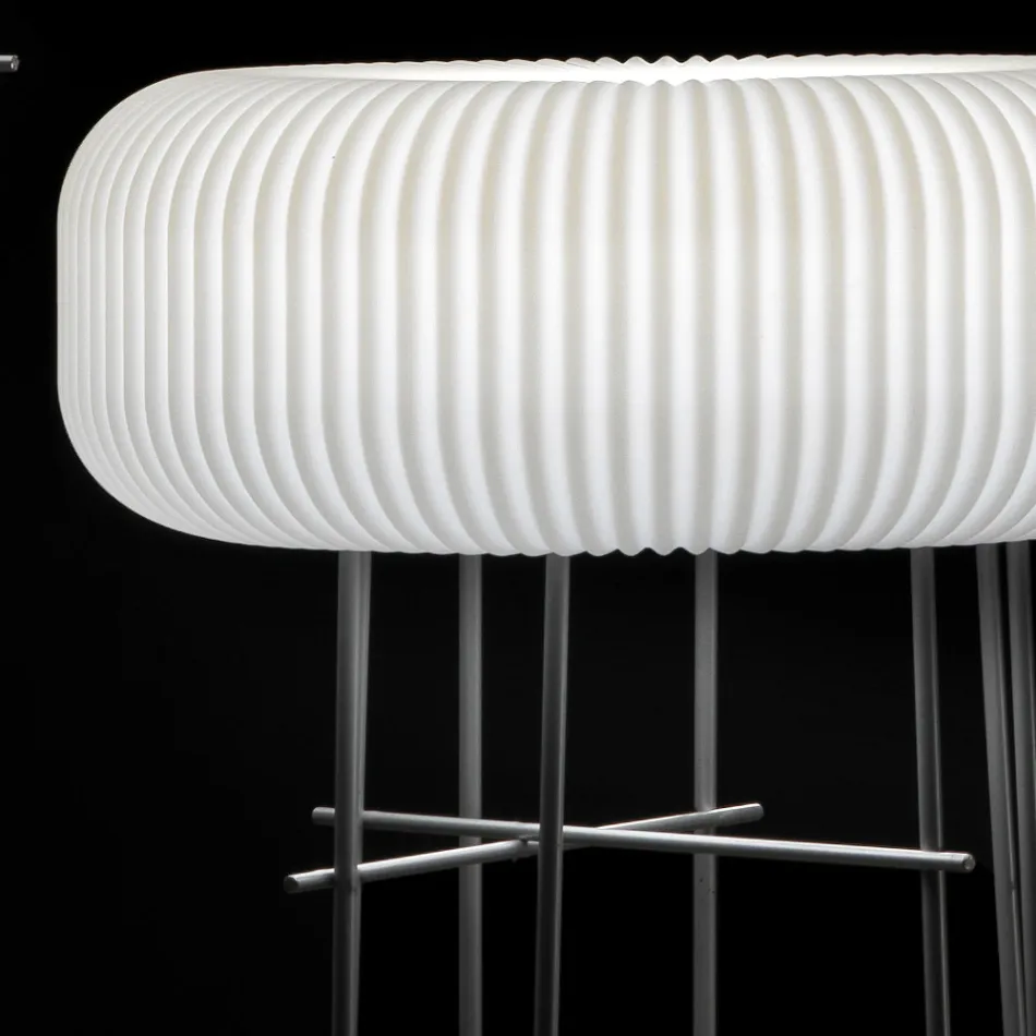 Lampada per Interni in Polietilene in Diverse Misure Made in Italy - Disco Viadurini