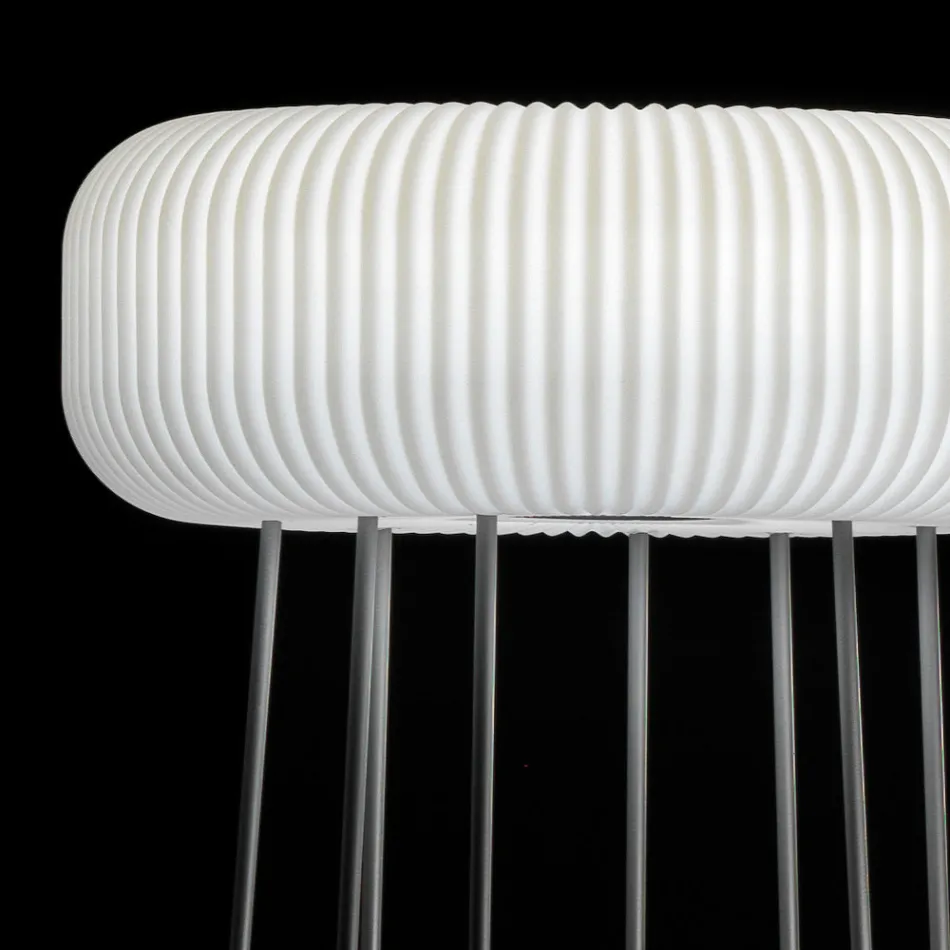 Lampada per Interni in Polietilene in Diverse Misure Made in Italy - Disco Viadurini