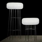 Lampada per Interni in Polietilene in Diverse Misure Made in Italy - Disco Viadurini