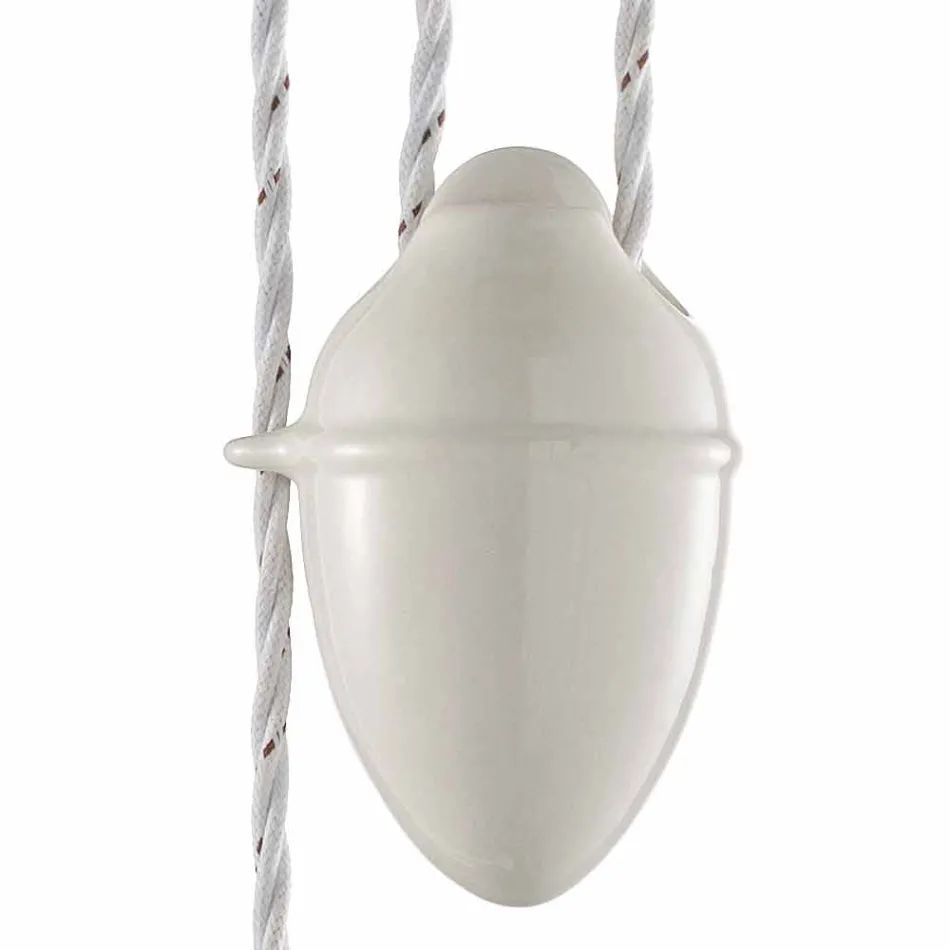 Lampada saliscendi in ceramica artigianale Melissa Ferroluce Viadurini