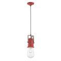 Lampada Sospensione Design Industriale in Ferro, Vetro e Ceramica - Urban