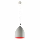 Lampada sospensione In-es.artdesign Flower S Cemento finitura cemento Viadurini