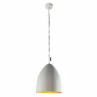 Lampada sospensione In-es.artdesign Flower S Cemento finitura cemento Viadurini