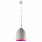 Lampada sospensione In-es.artdesign Flower S Cemento finitura cemento Viadurini