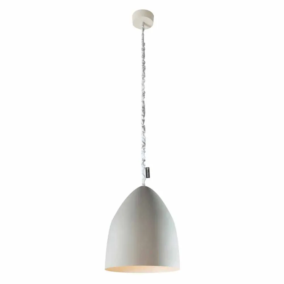 Lampada sospensione In-es.artdesign Flower S Cemento finitura cemento Viadurini