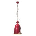 Lampada Sospensione Industriale Fatta a Mano Ferro e Ceramica - Industrial