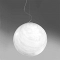 Lampada a sospensione moderna a sfera in polietilene Slide Mineral