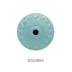 Lampada Sospesa Artigianale Ceramica e Ottone Anticato Vintage - Colors Viadurini