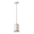 Lampada Sospesa Artigianale in Legno e Ceramica Stile Nordico - Nateca