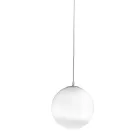 Lampada Sospesa Artigianale in Vetro Veneziano Incamiciato Soffiato - Nova Viadurini