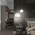 Lampada Sospesa Artigianale in Vetro Veneziano Incamiciato Soffiato - Nova