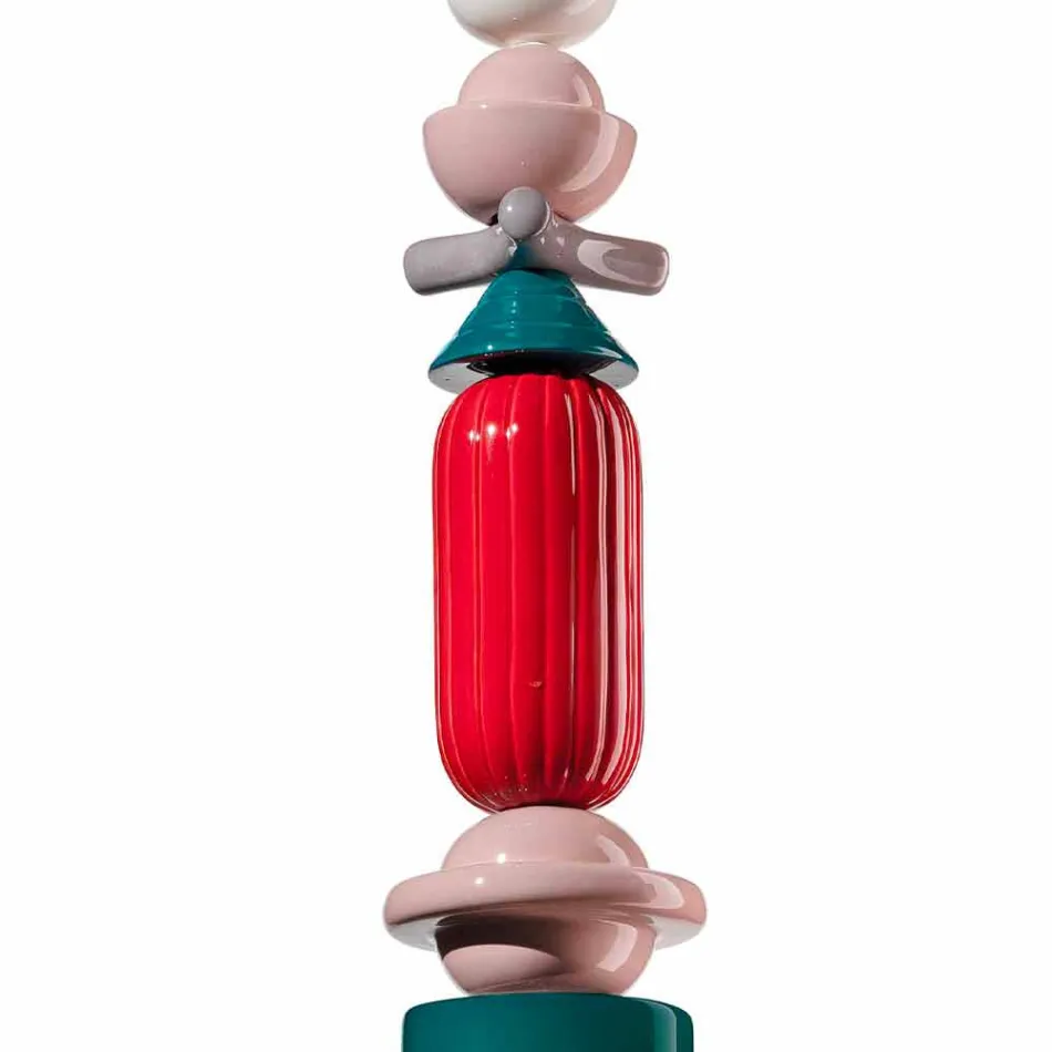 Lampada Sospesa Ceramica Giallo o Verde Retrò Made in Italy – Ferroluce Lariat Viadurini
