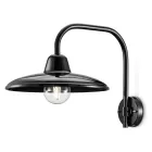 Lampada Sospesa Ceramica Nera e Ferro Design Vintage Industriale - Bew Viadurini