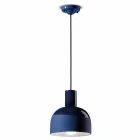 Lampada Sospesa dallo Stile Retrò in Ceramica Made in Italy – Ferroluce Caxixi Viadurini