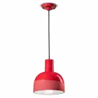 Lampada Sospesa dallo Stile Retrò in Ceramica Made in Italy – Ferroluce Caxixi Viadurini