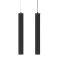 Lampada Sospesa Decorativa in Alluminio Bianco o Nero, 2 Pezzi - Rebolla