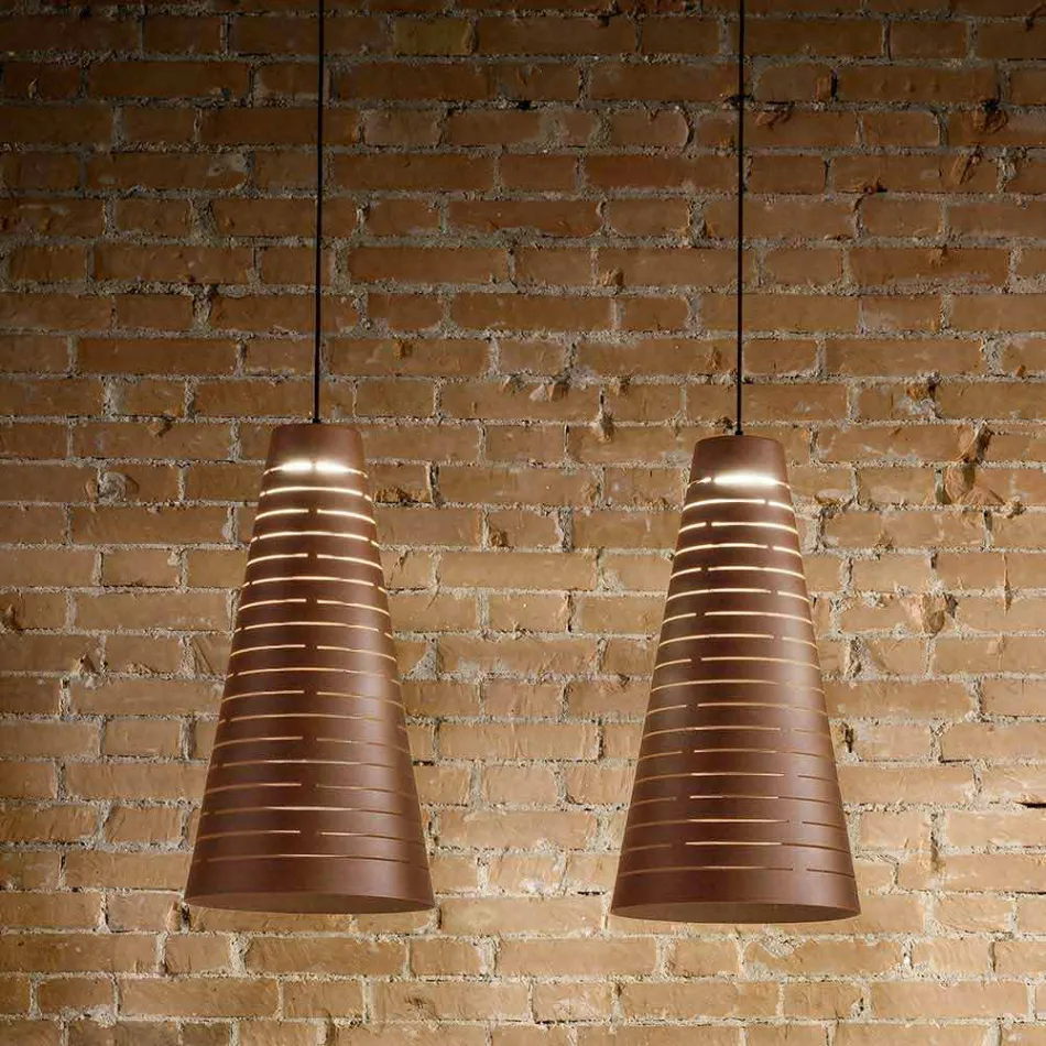 Lampada Sospesa di Design in Acciaio Made in Italy – Cervino Aldo Bernardi Viadurini