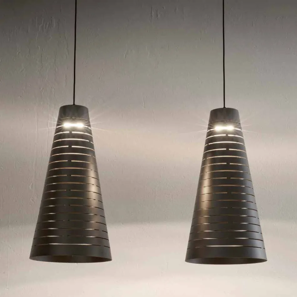 Lampada Sospesa di Design in Acciaio Made in Italy – Cervino Aldo Bernardi Viadurini