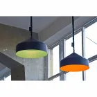 Lampada sospesa di design In-es.artdesign Cyrcus Lavagna in resina Viadurini