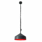 Lampada sospesa di design In-es.artdesign Cyrcus Lavagna in resina Viadurini