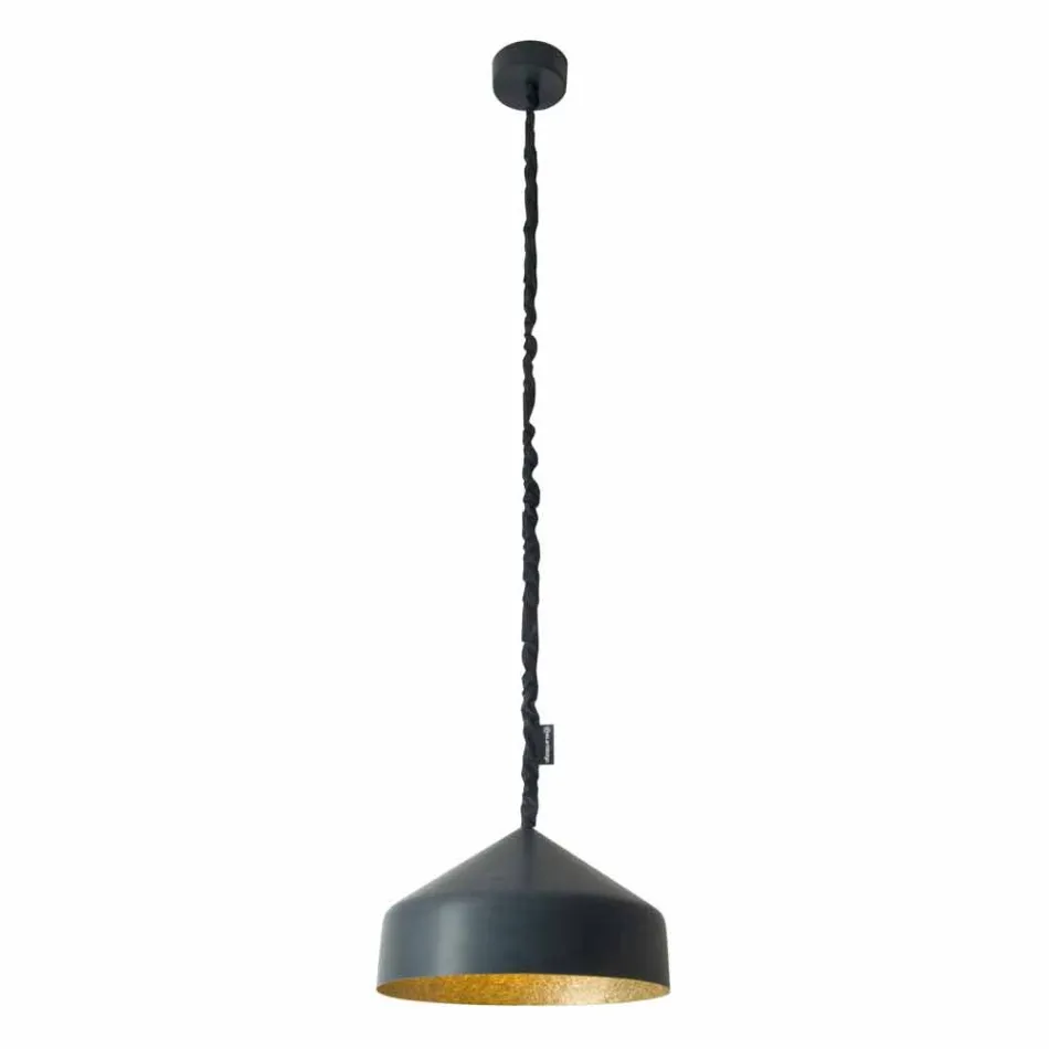 Lampada sospesa di design In-es.artdesign Cyrcus Lavagna in resina Viadurini