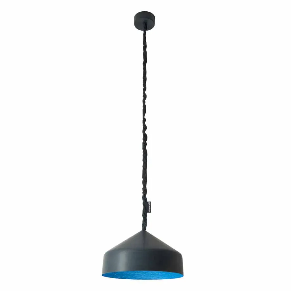 Lampada sospesa di design In-es.artdesign Cyrcus Lavagna in resina Viadurini
