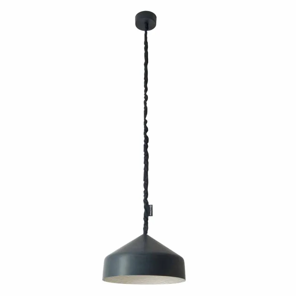 Lampada sospesa di design In-es.artdesign Cyrcus Lavagna in resina Viadurini