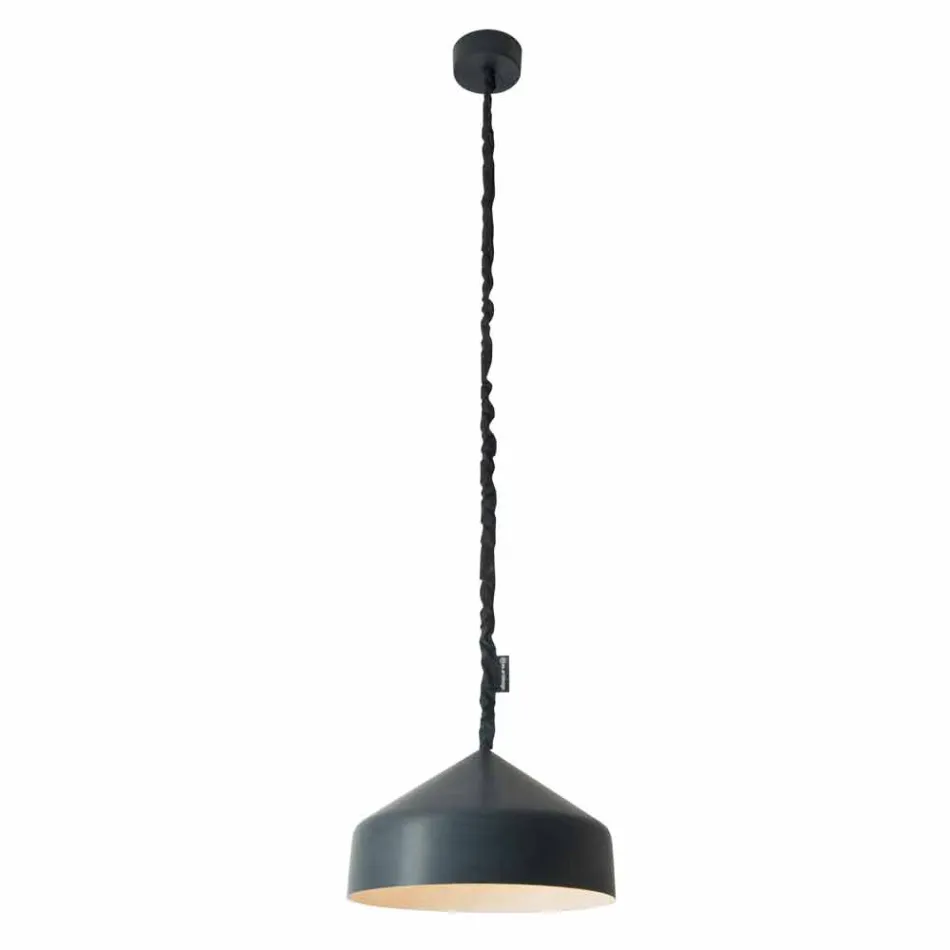 Lampada sospesa di design In-es.artdesign Cyrcus Lavagna in resina Viadurini
