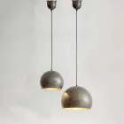 Lampada Sospesa in Acciaio Diametro 300 o 400 mm – Materia Aldo Bernardi Viadurini