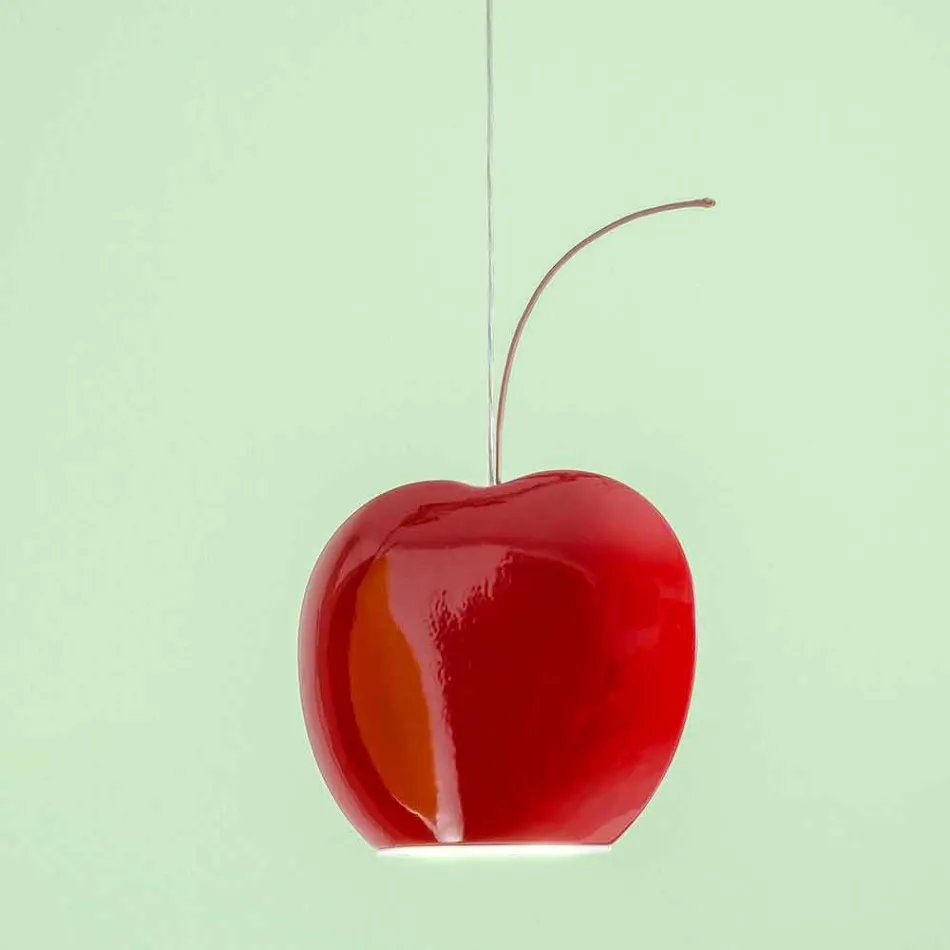 Lampada Sospesa in Ceramica a Forma di Ciliegia – Fruits Aldo Bernardi Viadurini