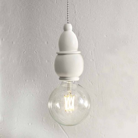 Lampada Sospesa in Ceramica con Attacco E27 – Fate Aldo Bernardi Viadurini