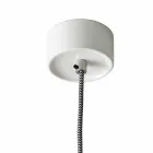 Lampada sospesa in ceramica e alluminio moderna fatta in Italia Asia Viadurini