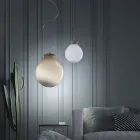 Lampada Sospesa in Vetro Veneziano Incamiciato Soffiato a Mano - Balloon Viadurini