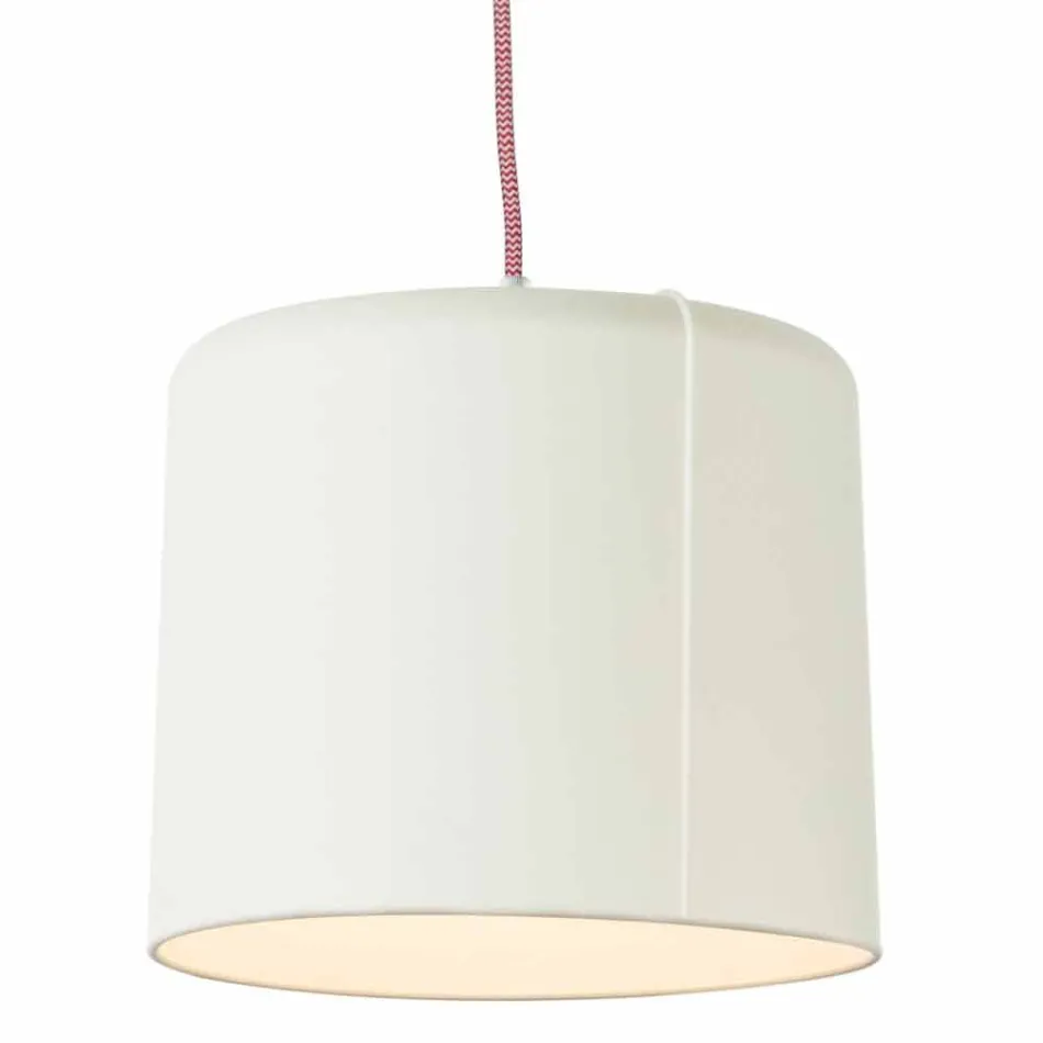 Lampada sospesa moderna In-es.artdesign Candle 2 in colorata laprene Viadurini