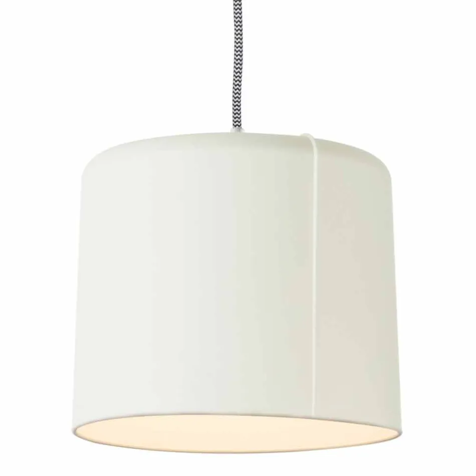 Lampada sospesa moderna In-es.artdesign Candle 2 in colorata laprene Viadurini