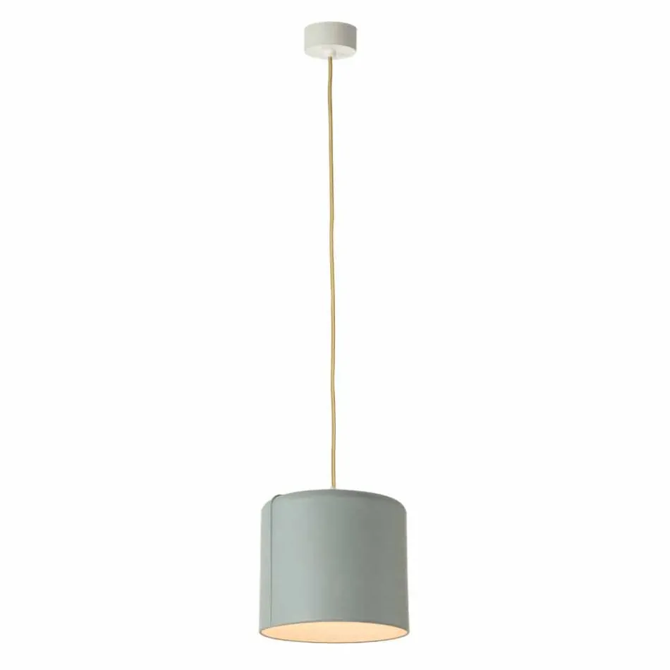 Lampada sospesa moderna In-es.artdesign Candle 2 in colorata laprene Viadurini