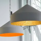 Lampada sospesa moderna In-es.artdesign Cyrcus Cemento verniciata Viadurini
