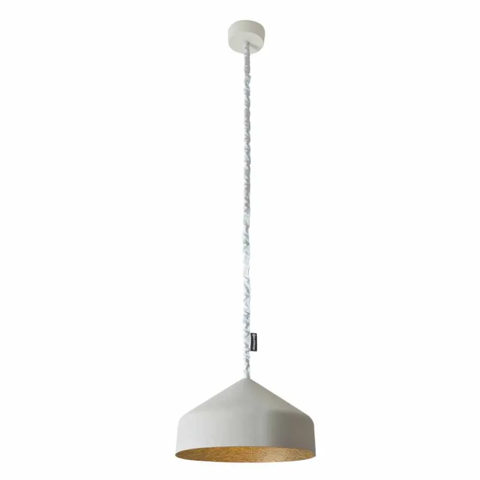 Lampada sospesa moderna In-es.artdesign Cyrcus Cemento verniciata Viadurini