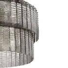 Lampada Sospesa Moderna in Vetro Artigianale Lusso Made in Italy - Valadier Viadurini