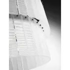 Lampada Sospesa Moderna in Vetro Artigianale Lusso Made in Italy - Valadier Viadurini